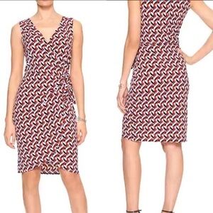 Banana Republic Factory Faux Wrap Dress Size PM